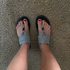 SANUK grey sandals